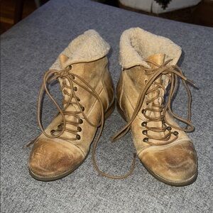 Miz Mooz Leather Boots 8.5 GUC